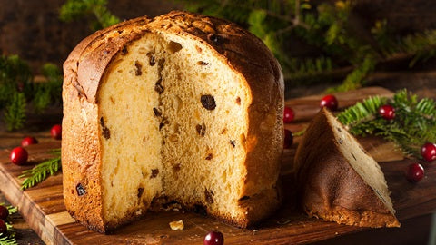 Panettone con crema de pistacho