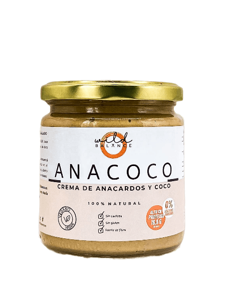 ANACOCO - Crema de anacardo y coco 100% natural - 350 gr