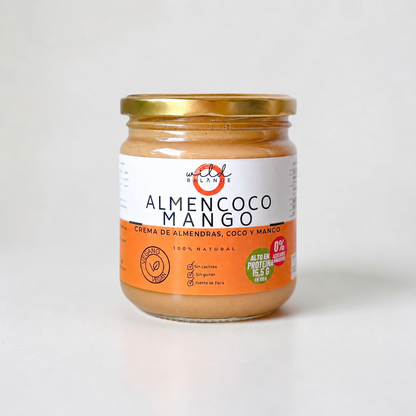 ALMENCOCO MANGO - Crema de almendra, coco y mango 100% natural