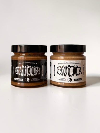 PACK Cremas de Café x Hidden Coffee Roasters (Tradicional + Exótica)