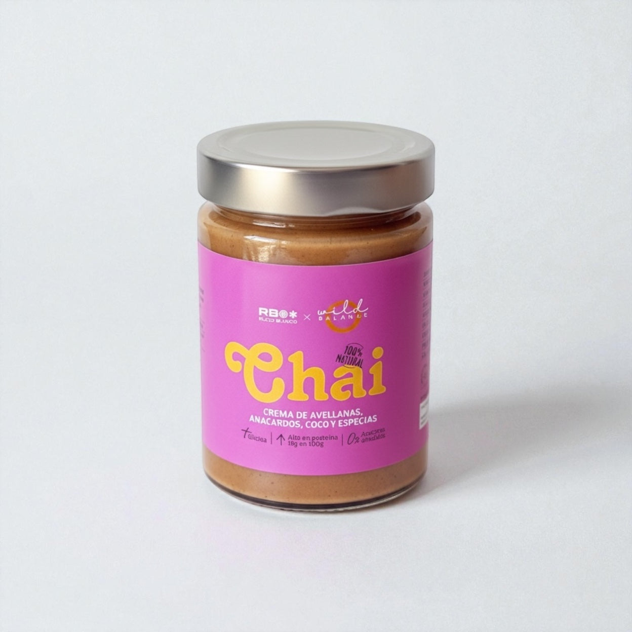CHAI - Crema de Avellanas, Anacardos, Coco y Especias 100% natural - 350 gr