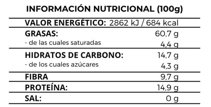 GALLETA - Crema "Mix" de frutos secos y especies 100% natural (sabor galleta)- 350 gr